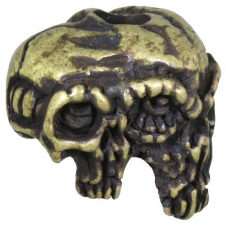 (image for) Gemini Twins Bead in Roman Brass Oxide Finish by Schmuckatelli Co.