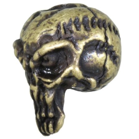 (image for) Gemini Twins Bead in Roman Brass Oxide Finish by Schmuckatelli Co.