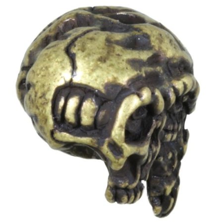 (image for) Gemini Twins Bead in Roman Brass Oxide Finish by Schmuckatelli Co.