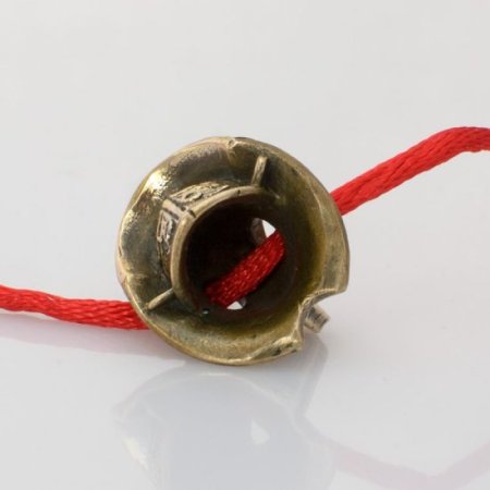 (image for) Gladiator Helmet Bead in Brass by Russki Designs