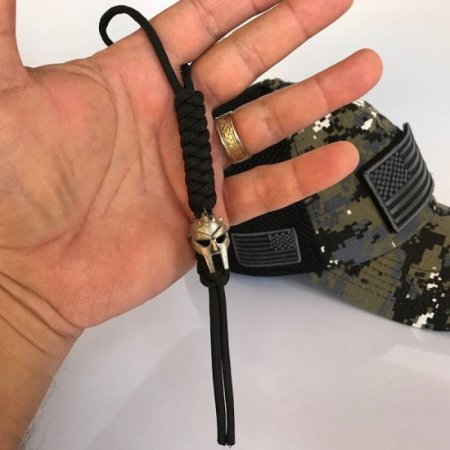 (image for) Gladiator Lanyard With Black 550# Paracord