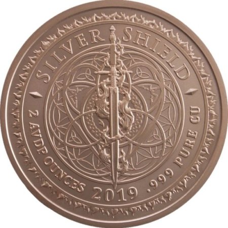(image for) Government Mind Control #143 (2019 Silver Shield - Mini Mintage) 2 oz .999 Pure Copper Round