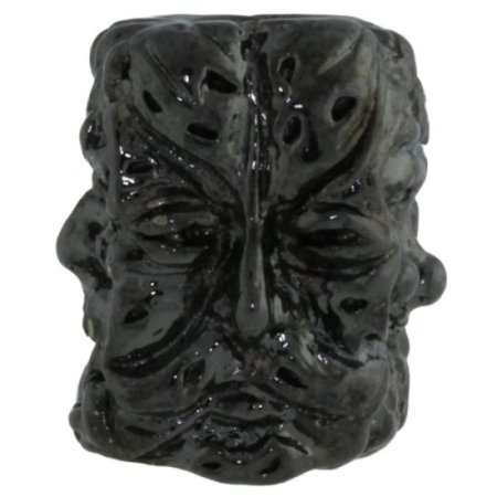 (image for) Green Man Bead in Hematite Finish by Schmuckatelli Co.