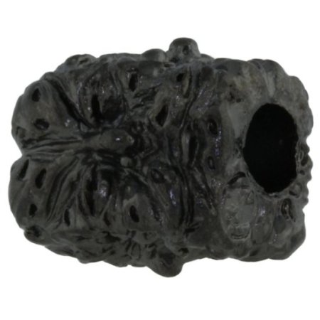 (image for) Green Man Bead in Hematite Matte Finish by Schmuckatelli Co.