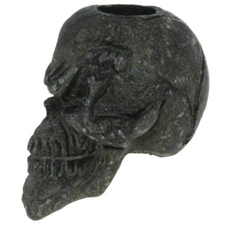 (image for) Grins Skull Bead in Black Oxide Finish by Schmuckatelli Co.