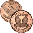 (image for) Gemini ~ Zodiac Sign Series 1 oz .999 Pure Copper Round