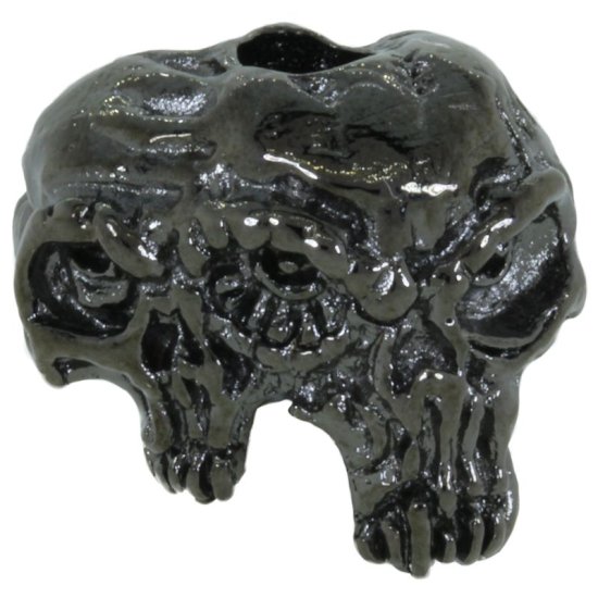 (image for) Gemini Twins Bead in Hematite Finish by Schmuckatelli Co.