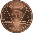 (image for) Ghost Money ~ Paper is Poverty (2014) 1 oz .999 Pure Copper Round