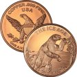 (image for) Giant Sloth ~ Ice Age 1 oz .999 Pure Copper Round