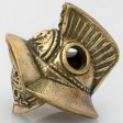 (image for) Gladiator Helmet Bead in Brass by Russki Designs