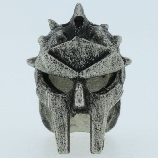 (image for) Gladiator Helmet Bead in Pewter by Marco Magallona