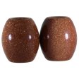 (image for) Gold Sand Stone Gemstone Beads (Set of 2 Beads)