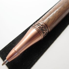 Gothica Twist Pen in (Black Walnut) Antique Copper