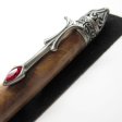 (image for) Gothica Twist Pen in (Burl) Antique Pewter