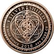 (image for) Government Mind Control #89 (2018 Silver Shield - Mini Mintage) 1 oz .999 Pure Copper Round