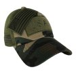 (image for) Green Camo American Flag Velcro Patch Hat