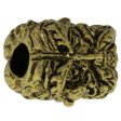 (image for) Green Man Bead in 18K Antique Gold Finish by Schmuckatelli Co.