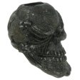 (image for) Grins Skull Bead in Black Oxide Finish by Schmuckatelli Co.