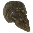 (image for) Grins Skull Bead in Solid Oil Rubbed Bronze Finish by Schmuckatelli Co.