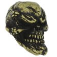 (image for) Grins Skull Bead in Roman Brass Oxide Finish by Schmuckatelli Co.