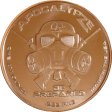 (image for) Guy Fawkes Mask 1 oz .999 Pure Copper Round (2nd Design of the ApocalypZe Series)