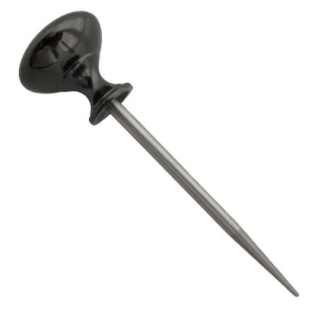 (image for) Gloss Black Handle Hybrid 550# Lacing Needle ~ Marlin Spike