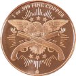 (image for) Half Penny 1970 1 oz .999 Pure Copper Round