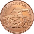 (image for) Halloween ~ Holiday Series 1 oz .999 Pure Copper Round