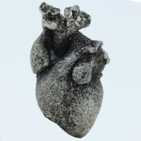 Heart Bead in Pewter by Marco Magallona