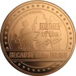 (image for) Home Of The Free Design 5 oz .999 Pure Copper Round