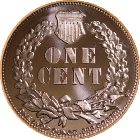 (image for) Indian Head Penny (1877 Design) 1 oz .999 Pure Copper Round