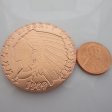 (image for) Incuse Indian 1 oz .999 Pure Copper Round (Presston Mint)