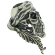 (image for) Indian Skull In Nickel Silver By Evgeniy Golosov