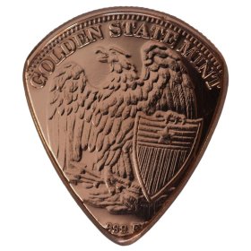 Indian Head Penny Design Copper Guitar Pick