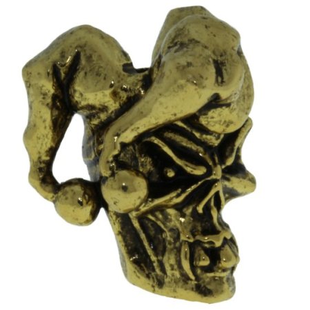 (image for) Jester Bead in 18K Antique Gold Finish by Schmuckatelli Co.