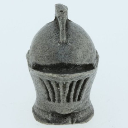 (image for) Joust Helmet Bead in Pewter by Marco Magallona