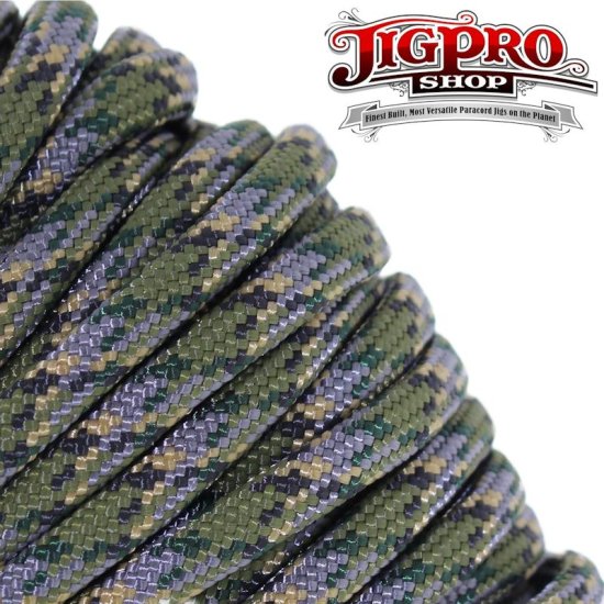 (image for) Jager Camo 550# Type III Paracord 100\' C21