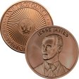 (image for) Jesse James (2020 Reverse) 1 oz .999 Pure Copper Round