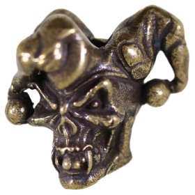 Jester Bead in Solid Oil Rubbed Bronze by Schmuckatelli Co.