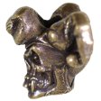(image for) Jester Bead in Solid Oil Rubbed Bronze by Schmuckatelli Co.