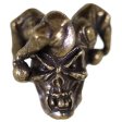 (image for) Jester Bead in Solid Oil Rubbed Bronze by Schmuckatelli Co.