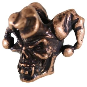 Jester Bead in Roman Copper Oxide by Schmuckatelli Co.