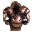 (image for) Jester Bead in Roman Copper Oxide by Schmuckatelli Co.