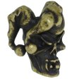 (image for) Jester Bead in Roman Brass Oxide by Schmuckatelli Co.