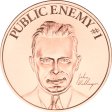 (image for) John Dillinger 1 oz .999 Pure Copper Round (Intaglio Mint)