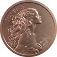 (image for) Justice #151 (2020 Silver Shield - Mini Mintage) 2 oz .999 Pure Copper Round