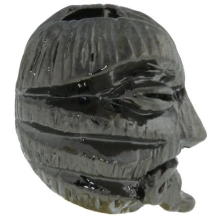 (image for) Kiko Tiki Bead in Hematite Finish by Schmuckatelli Co.