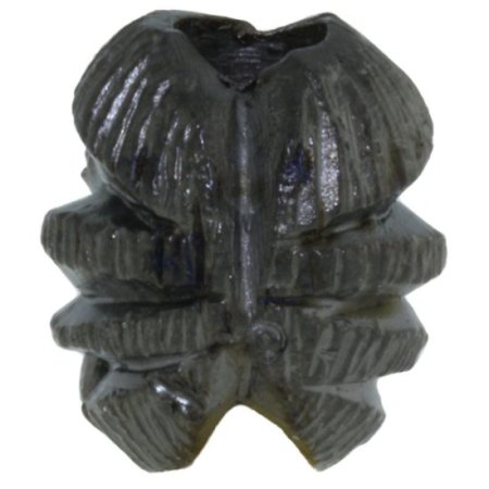 (image for) Kiko Tiki Bead in Hematite Matte Finish by Schmuckatelli Co.