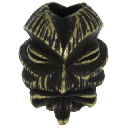 (image for) Kiko Tiki Bead in Roman Brass Oxide Finish by Schmuckatelli Co.