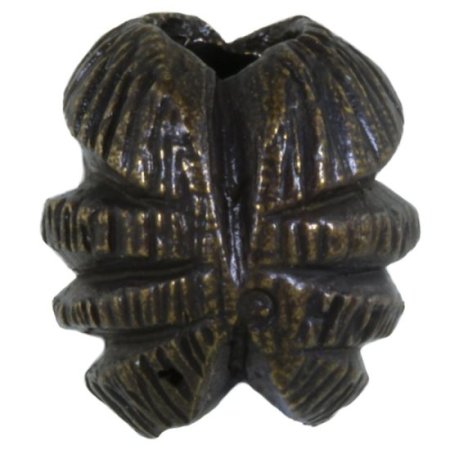 (image for) Kiko Tiki Bead in Solid Oil Rubbed Bronze by Schmuckatelli Co.